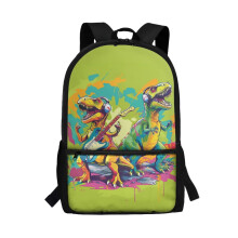 Lustiger Dinosaurier-Kinderrucksack, Schulrucksack mit großem Fassungsvermögen für Kinder von 5-13 Jahren, geeignet für