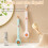 Long Handle Bath Brush Soft Hair Automatic Liquid Bath Brush Bathroom Body 2