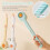 Long Handle Bath Brush Soft Hair Automatic Liquid Bath Brush Bathroom Body 8