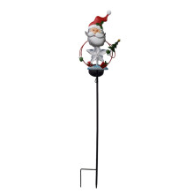 Guirlandes lumineuses solaires festives à piquer, résistantes au froid hivernal, compatibles avec les décorations de Noël extérieures