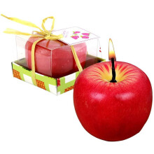 Bougie parfumée en forme de pomme (1 pièce)