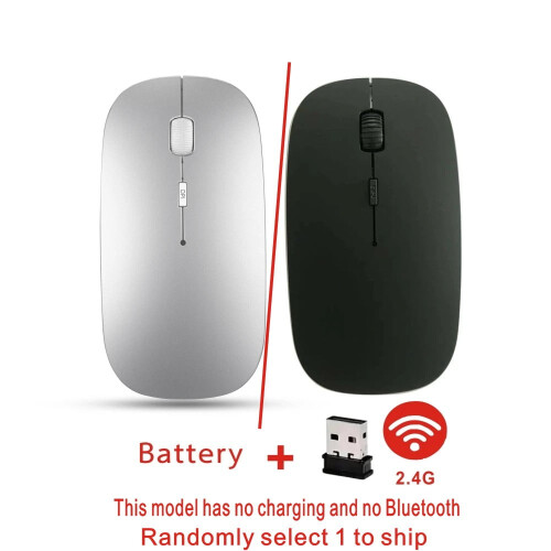Oplaadbare draadloze Bluetooth-muis 2.4G USB