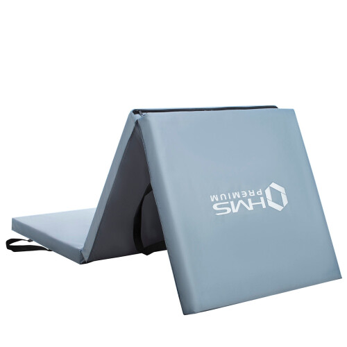 Foldable Gymnastics Mat, 1800x600mm, Grey