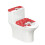 WC-Sitzbezüge mit Schneemann- und Schneeflockenmuster, 2er-Pack 1