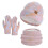 Strickmütze, Schal und Handschuhe für Damen (Set) 4