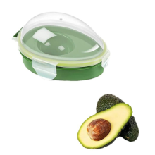 Boîte à avocat réutilisable, couvercle hermétique, avec joint en silicone.