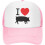 Griseprint Mesh Baseballkasket – Justerbar Unisex Hat 2