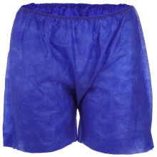 Non Woven Fabric Disposable Underwear, Lightweight and Breathable Medical Exam Shorts with Comfortable Elastic Waistband, Single Patient Use Travel