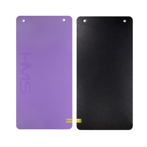 Fitness Mat, Violet-Black, Non-Slip, 6mm Thick