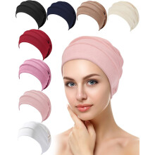 Caipín Beanie Slouchy do Mhná, Hata Codlata Te Super Chompordach Síneach, Clúdach Ceann Bog Síodúil Cadáis Spandex In-análaithe le haghaidh