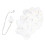 25pcs Rune Stones Crystal Set White, Pendulum Bag 1