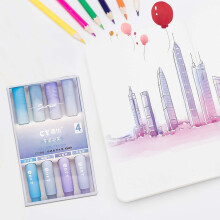 Rotuladores y bolígrafos Pens4Highlighters de colores surtidos. Rotuladores sin estética. Rotuladores con punta biselada suave. Bonitos rotuladores
