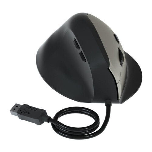 Wired Right Hand Vertical Mouse Ergonomic Gaming Mouse 1600DPI Adjust USB Optical Wrist Healthy Mouse for PC Computer 2