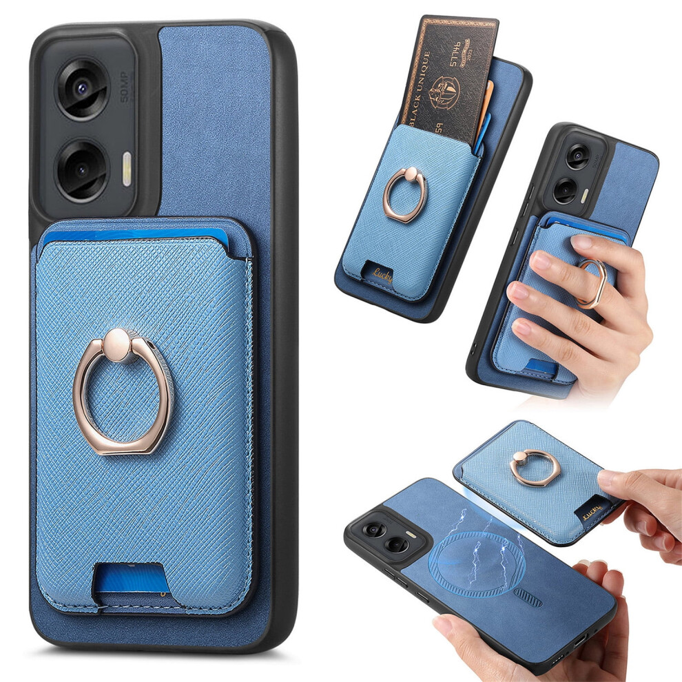 Allytech Motorola Moto G Stylus 5G (2024) Case Â Detachable Magnetic Wallet, Card Holder, Ring Stand, Car Mount Compatible, Pu Leather Shockproof 9165521669325