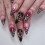 Halloween Press on Nails, Μεσαία ψεύτικα νύχια αμυγδάλου, Ψεύτικα νύχια πλήρους κάλυψης με 1