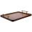 Bandeja rectangular con asa (1 unidad) para servir té y aperitivos. 1
