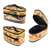 Iron Carry Case with Handle Portable Travel Iron Organizer Pumpkin Halloween, Bag Only