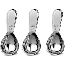 Cuillère à café lavable au lave-vaisselle pour un usage quotidien, cuillère à café en acier inoxydable avec surface facile à nettoyer,