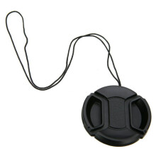 Snap On Lens Cap62mm, Easy to Attach and Remove Center Pinch Design for Canon Nikon Sony DSLR Lenses, Universal High Strength Plastic Cap with