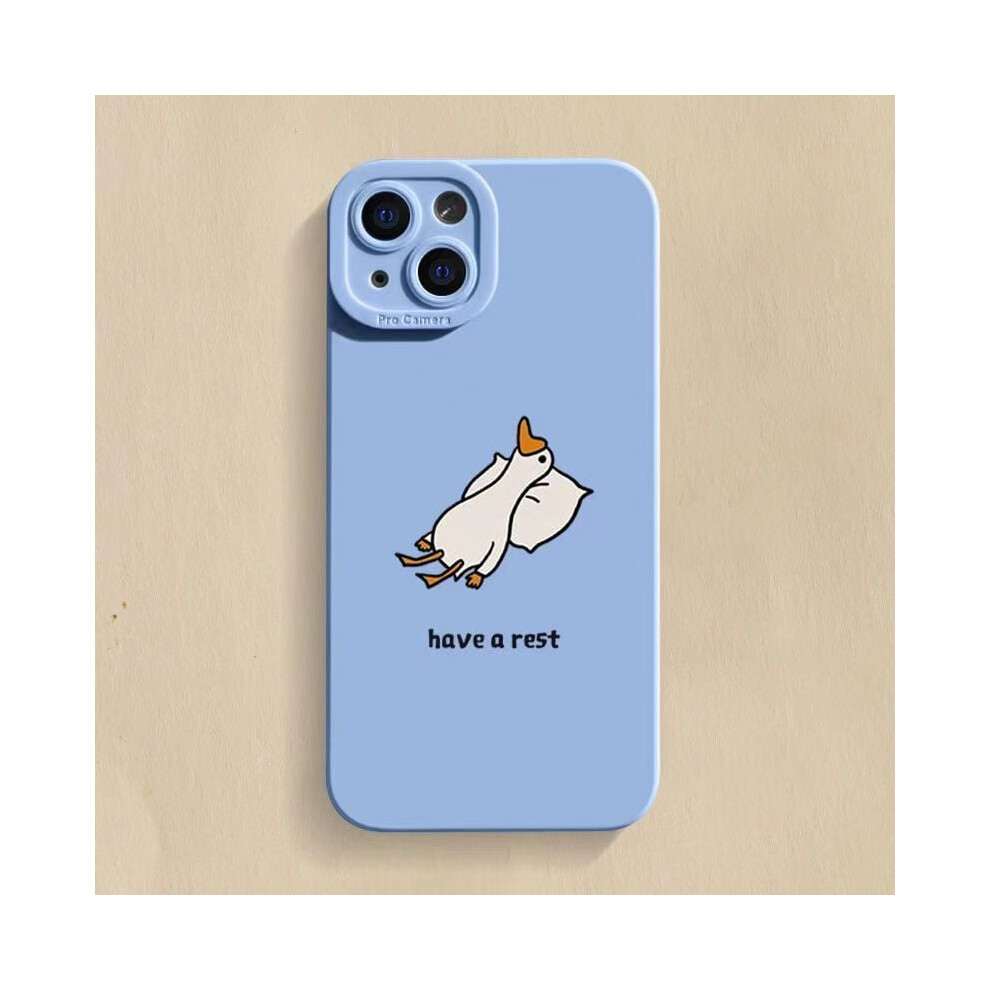Cartoon Duck Silicone Case For Iphone 15Â7, Se2, XâXr 968604511226