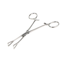 Høyglanspolert rustfritt stål pinsett, dermal toppankerholder med sklisikkert håndtak og låsedesign, piercingverktøy for mikrodermal
