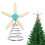 Natural Christmas Tree Topper Rustic Blue Chic 8.7 inch 1