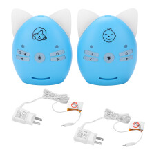 Baby monitor audio con funzione di attivazione vocale, resistenza alle interferenze FHSS, stabilità del segnale migliorata, interfono bidirezionale,