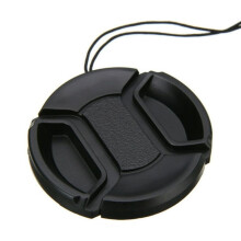 Tapa universal para lentes de 67 mm, cubierta frontal de plástico de alto impacto y gran durabilidad con diseño de presión central a presión,