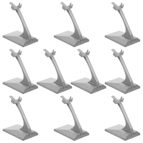 20Pcs Grey Plastic Rc Plane Stands Adjustable Model Display Holders 1