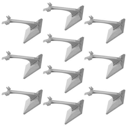 20Pcs Grey Plastic Rc Plane Stands Adjustable Model Display Holders 2