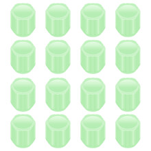 Corrosion Resistant Glow Valve Stem Caps For Vehicles Easy Grip Side Ridges Luminous Tire Valve Covers That Are Easy To Install And Provide Long