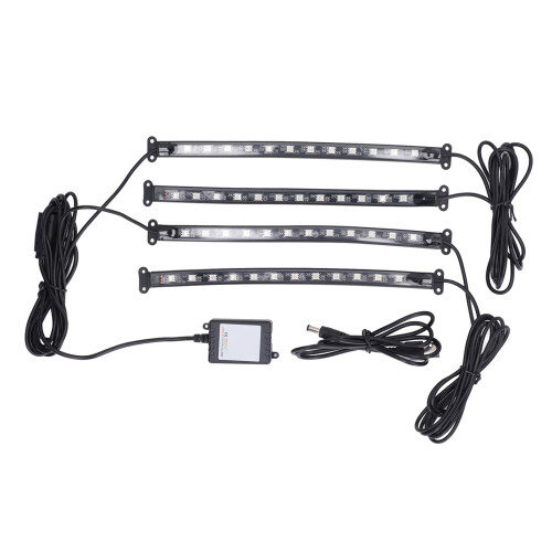 Λωρίδα LED με καλώδιο USB, αδιάβροχο κιτ, φώτα εσωτερικής ατμόσφαιρας αυτοκινήτου RGB