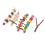 Chew Toys από φυσικό ξύλο, κρεμαστό κλουβί για κούρνια πουλιών, παιχνίδια αναζήτησης 6