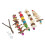 Chew Toys από φυσικό ξύλο, κρεμαστό κλουβί για κούρνια πουλιών, παιχνίδια αναζήτησης 8