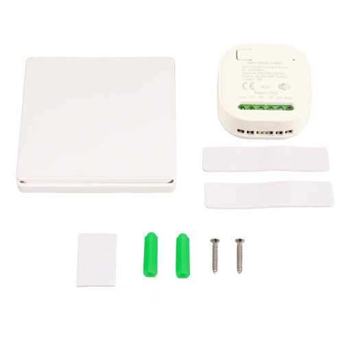 Module relais intelligent avec télécommande sans fil, Wi-Fi et ZigBee, double mode mains libres, compatible avec Alexa et Google Home, modes