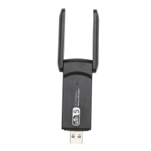 USB3.0 Dual Band WiFi Adapter 1300Mbps 2.4/5GHz Black