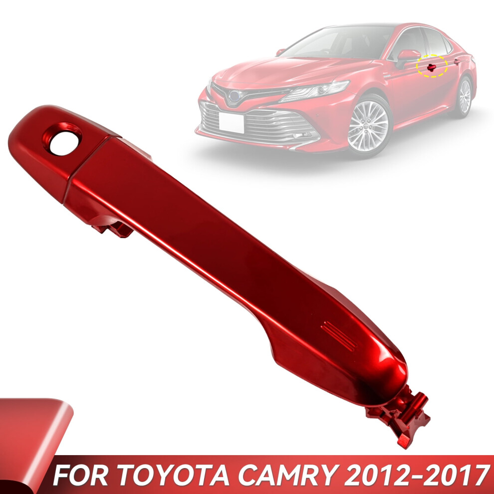 Front Left Driver Exterior Door Handle 6921106090 For Toyota Camry 2012-2017 Red 9418476722394