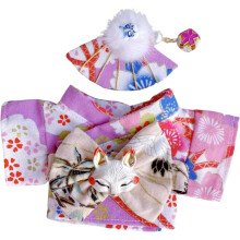 Doll Clothes Sets Japanese Kimono Outfit 3 pcs