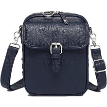 Enjoyaitlife Umhängetasche, Enjoyaitlife Umhängetasche aus Leder für Damen mit 10 Kartenfächern