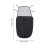Winter Footmuff for Strollers – Thick, Wind‑Proof, Adjustable Lock, Universal Fit, Black 5