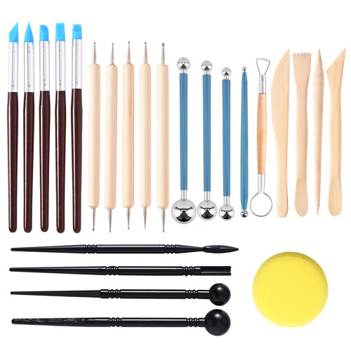 Εργαλεία ψησίματος DIY για δημιουργικούς τεχνίτες, πλαστική λαβή με