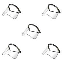 5Stk Transparentes Schutzvisier Aus Aluminium PVC Für Bau & Schweißen