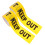 2Rolls Durable Yellow Pe Warning Tape Roll for Construction Site 1