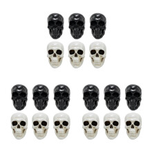 18Stk Pflanzentopf Füße Mehrfarbig Resin Skull Für Drinnen Und Draußen