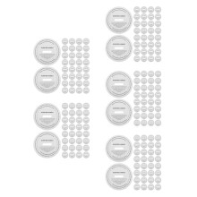 250Stk Weiße Karten Kerzenschutzdeckel Für Wachskerzen Und DIY