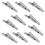 20Pcs Stainless Steel Clips Quick Testing Metal Clamps Silver Durable 3