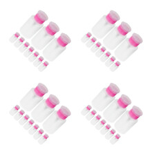 40Stk Präzise Pumpspender Flaschen Pink Für Nagelpflege