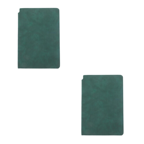2Stk Wiederbeschreibbares Notebook Whiteboard PU Material