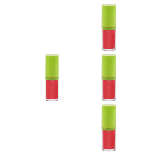 4Stk Lippenöl Set Flüssig Rosé Pflege Feuchtigkeit Nicht Klebend