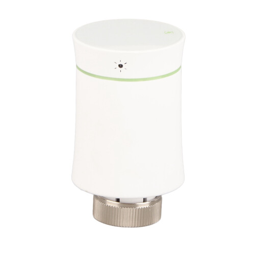 Programmable Schedule Thermostatic Radiator Valve, Smart Controller with Voice Control APP Remote Access Multiple Modes and Digital Display for 1